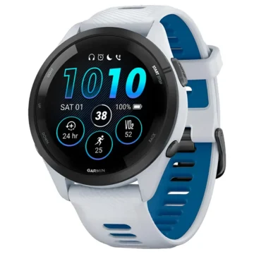 Relógio Garmin Forerunner 265 AMOLED - Branco (010-02810-01) 5 ATM Wi-Fi