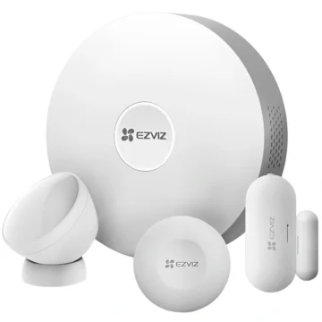 EZVIZ Smart Home Sensor Kit CS-TXA3 Wi-Fi - Branco Gateway: Wi-Fi 2,4GHz + ZigBee 3.0