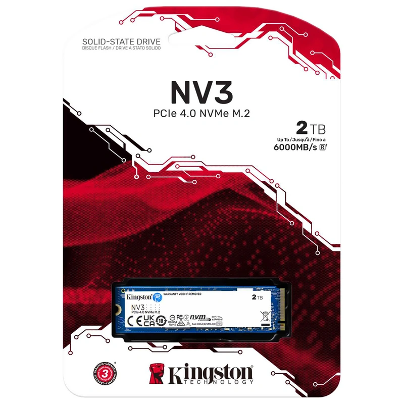 SSD Kingston M.2 2TB NV3 NVMe - SNV3S2000G PCIe Gen 4.0 x4 - Imagem 3