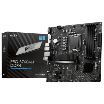 Placa Mãe MSI Pro B760M-P DDR4 Socket LGA 1700 VGA DDR4 Intel B760 Micro ATX