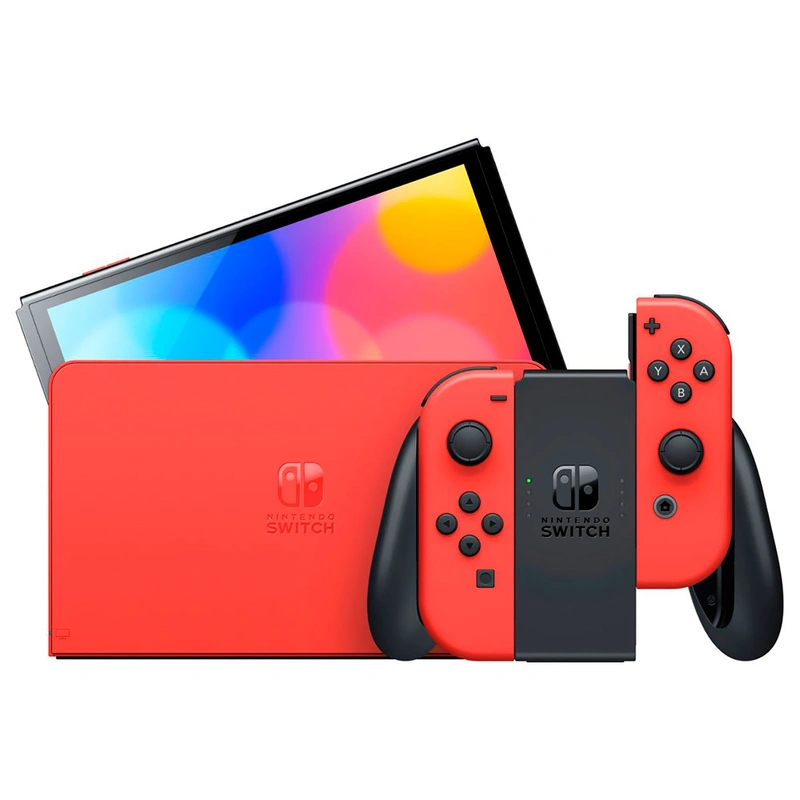 Console Nintendo Switch OLED 64GB Mario RED Edition Preto Vermelho (HEG-S-RAAAA) (Japonês)