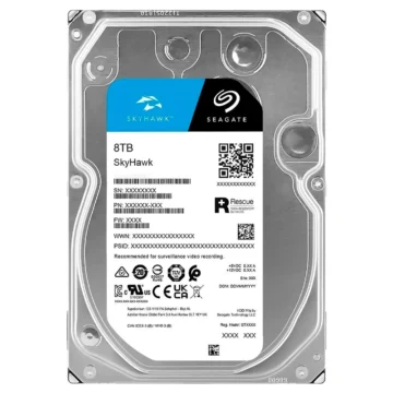 HD Seagate 8TB SkyHawk AI Surveillance 3.5 SATA 6Gb/s ST8000VE001