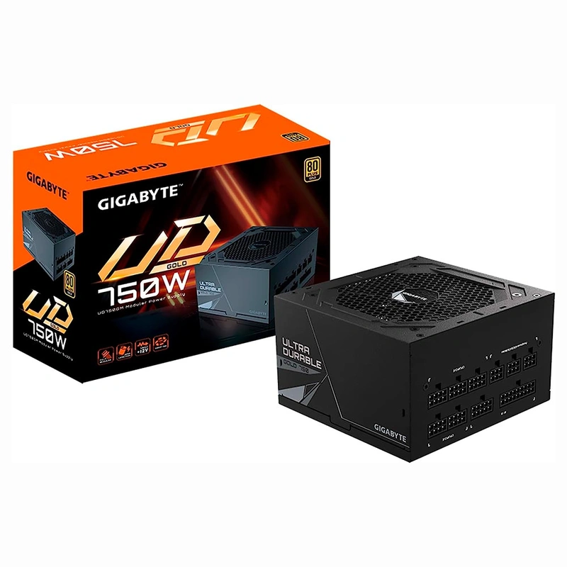 Fonte de Alimentação Gigabyte GP-UD750GM 750W ATX Modular 80 Plus Gold