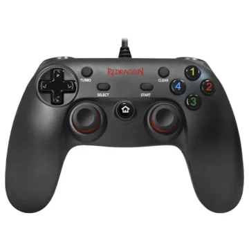Controle Redragon G807 Saturn Vibration para PS3 PC USB - Preto Saturn G807