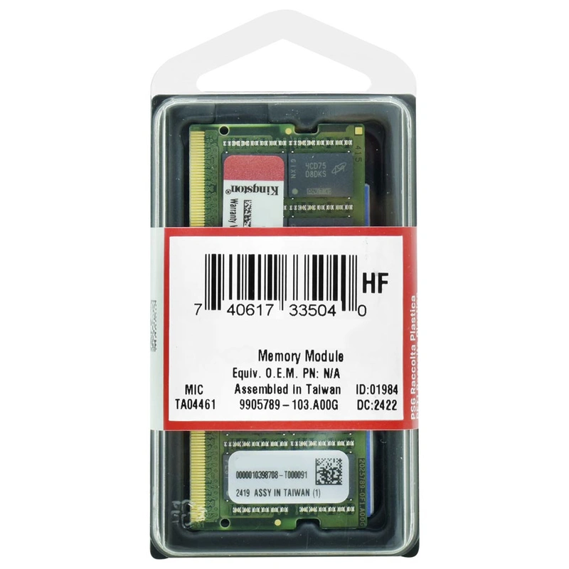 Memória RAM para Notebook Kingston DDR5 32GB 5600MHz - KVR56S46BD8-32 SODIMM - Imagem 3