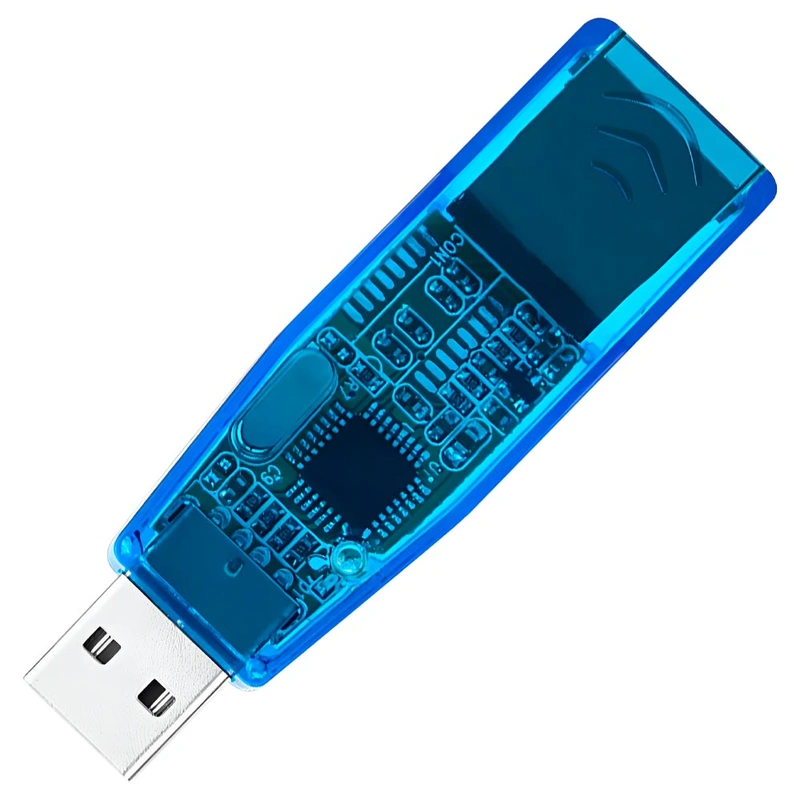 Cabo Adaptador USB 2.0 Macho RJ45 10100Mbps Fêmea - Azul Adaptador USB para RJ-45 - Imagem 3