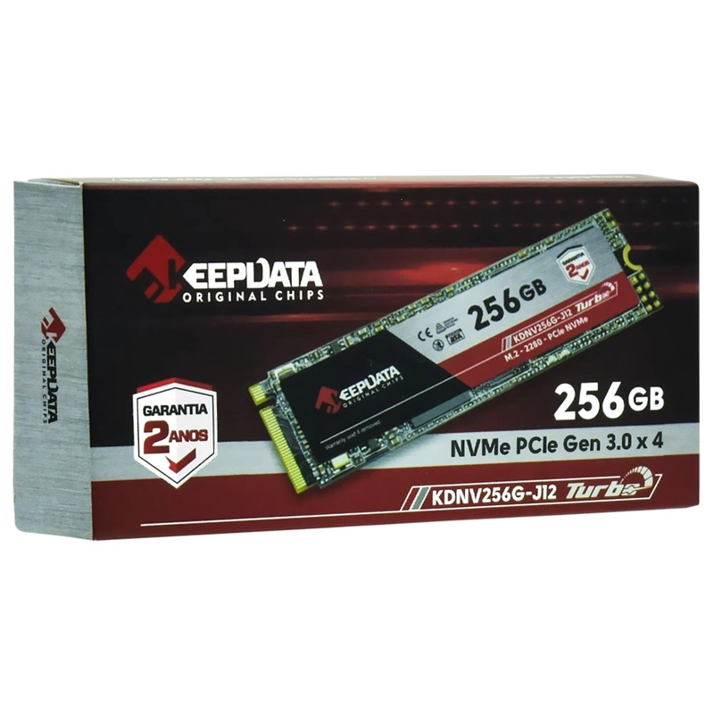 SSD Keepdata M.2 256GB NVMe - KDNV256G-J12 PCIe Gen 3 x4 - Imagem 3