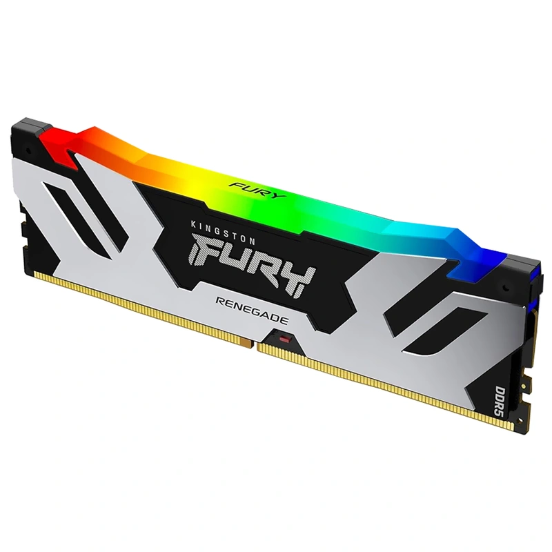 Memória RAM Kingston Fury Renegade DDR5 16GB 7600MHz RGB - Preto Prata (KF576C38RSA-16) - Imagem 2