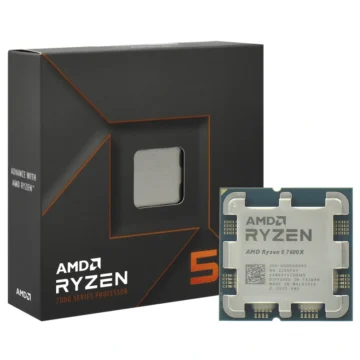 Processador AMD Ryzen 5 7600X Socket AM5 4.7GHz 38MB Até 5.3GHz 6 núcleos