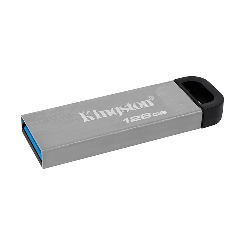 Pendrive Kingston 128GB USB 3.2 - Prata (DTKN128GB) - Imagem 2