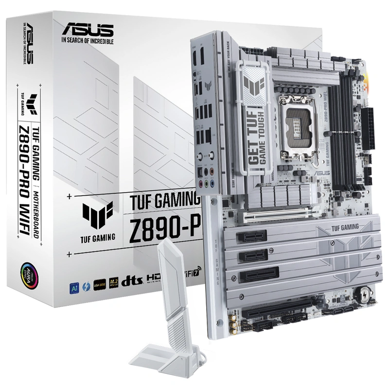 Placa Mãe ASUS TUF Gaming Z890-PRO Wi-Fi Socket LGA 1851 DDR5 Intel Z890