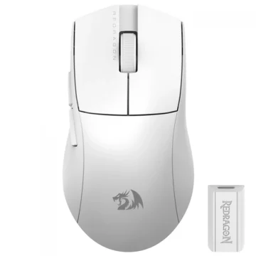 Mouse Gamer Redragon M916W-PRO-4K K1NG 4K Pro Wireless - Branco Wired USB-C