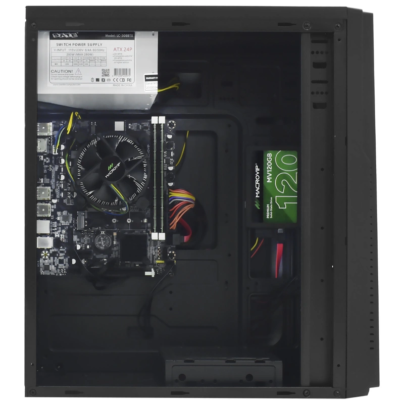 PC Montado Intel Core i7 2600 3.4GHz 16GB de RAM 120GB SSD + Mouse Teclado Mouse pad Preto - Imagem 2