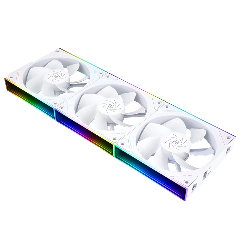 Cooler para Gabinete Thermalright TL-M12QW X3 Infinity Mirror 12X12 ARGB Branco (Kit 3) - Imagem 2