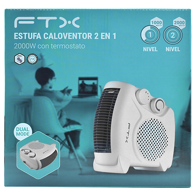 Aquecedor FTX FH2-201V 2000W 220V - Branco - Imagem 4