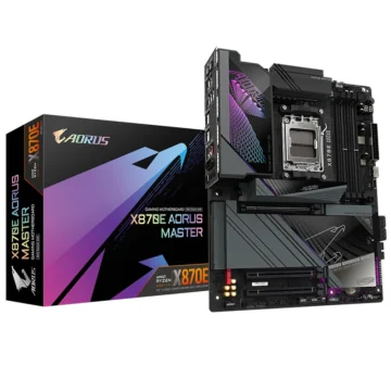 Placa Mãe Gigabyte X870E AORUS Master Socket AM5 DDR5 AMD X870E ATX Wi-Fi 7