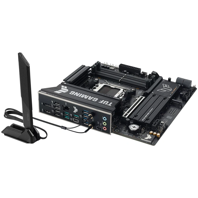 Placa Mãe ASUS TUF Gaming B850M-PLUS Wi-Fi 7 Socket AM5 DDR5 AMD B850 Micro ATX - Imagem 2