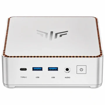 Mini PC Kamrui Hyper H2 Intel Core i5 14450HX 2.4GHz 16GB de RAM 512GB SSD Win11Pro Prata