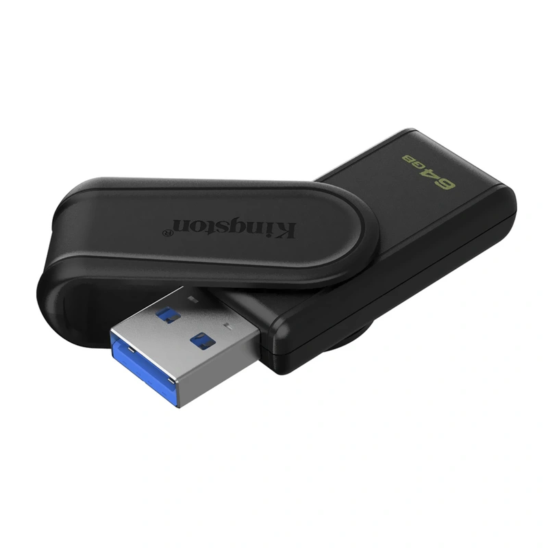 Pendrive Kingston Exodia S 64GB USB 3.2 - Preto (DTXS64GB) - Imagem 2