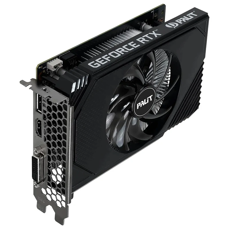 Placa de Vídeo Palit Stormx 6GB GeForce RTX3050 GDDR6 - NE63050018JE-1072F - Imagem 2