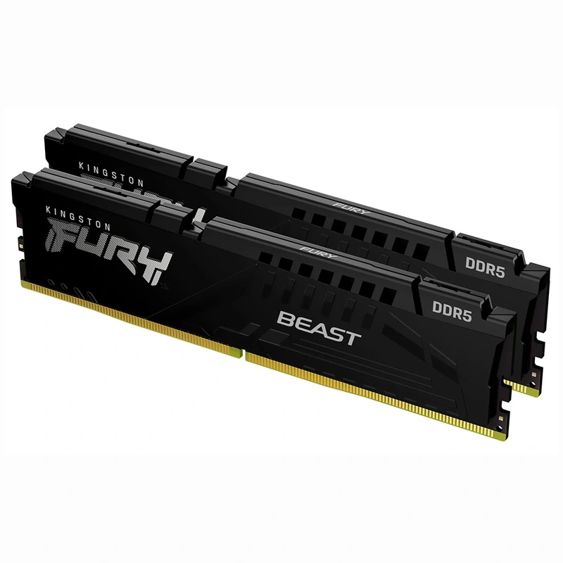 Memória RAM Kingston Fury Beast Expo DDR5 64GB (2x32GB) 5600MHz - Preto (KF556C36BBEK2-64) - Imagem 2