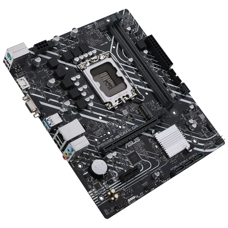 Placa Mãe ASUS Prime H610M-K D4 CSM Socket LGA 1700 DDR4 Intel H610 Micro ATX - Imagem 2