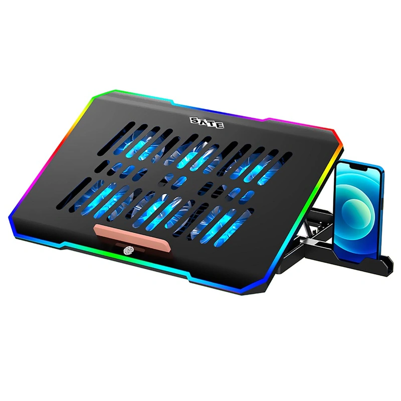 Cooler para Notebook Satellite A-CP23 RGB USB - Preto Notebooks de até 17