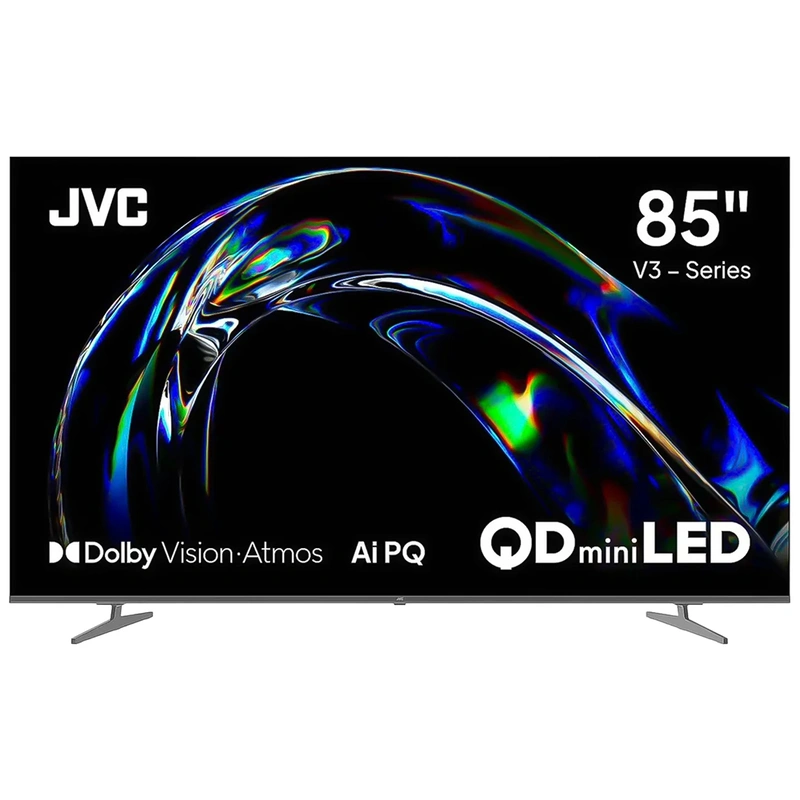 TV Smart JVC LT-85KM958 85 Bluetooth 5.1 AIPQ Qualidade de Imagem com IA