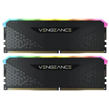 Memória RAM Corsair Vengeance RGB RS DDR4 64GB (2x32GB) 3600MHz Preto (CMG64GX4M2D3600C18)