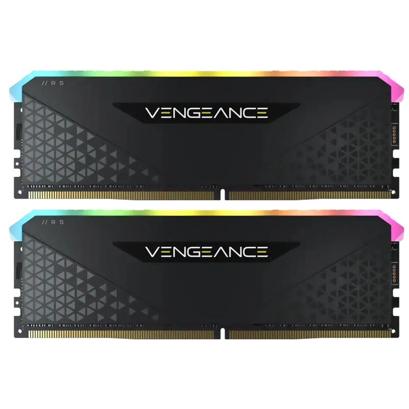 Memória RAM Corsair Vengeance RGB RS DDR4 64GB (2x32GB) 3600MHz Preto (CMG64GX4M2D3600C18)