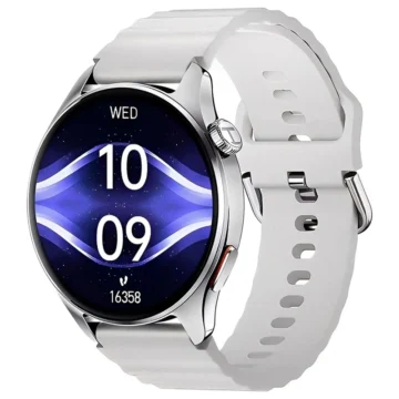 Relógio Smartwatch Haylou Watch 4S HF012 - Prata 1 ATM Até 18 dias (modo básico)