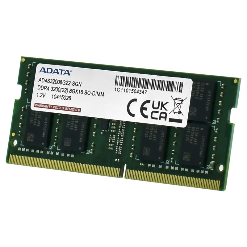 Memória RAM para Notebook ADATA DDR4 8GB 3200MHz - AD4S32008G22-SGN SODIMM - Imagem 2