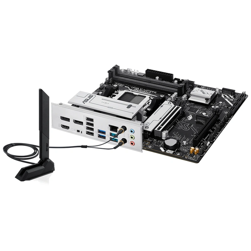 Placa Mãe ASUS Prime B850M-A Wi-Fi Socket AM5 DDR5 AMD B850 Micro ATX - Imagem 2