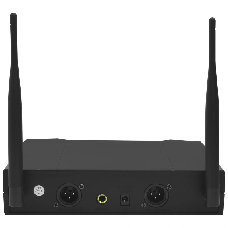 Microfone Satellite A-MK1203 UHF Wireless - Preto (Kit com 2) - Imagem 3