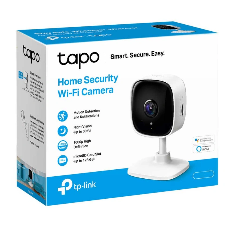 Câmera de Segurança Tp-link Tapo C110 Wifi 3MP - Branco - Imagem 3