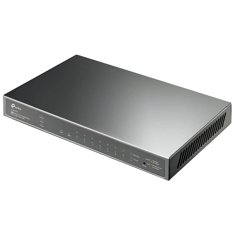 Hub Switch Tp-link TL-SG2210P T1500G-10PS 8 Portas POE+2SFP - 101001000Mbps - Imagem 3