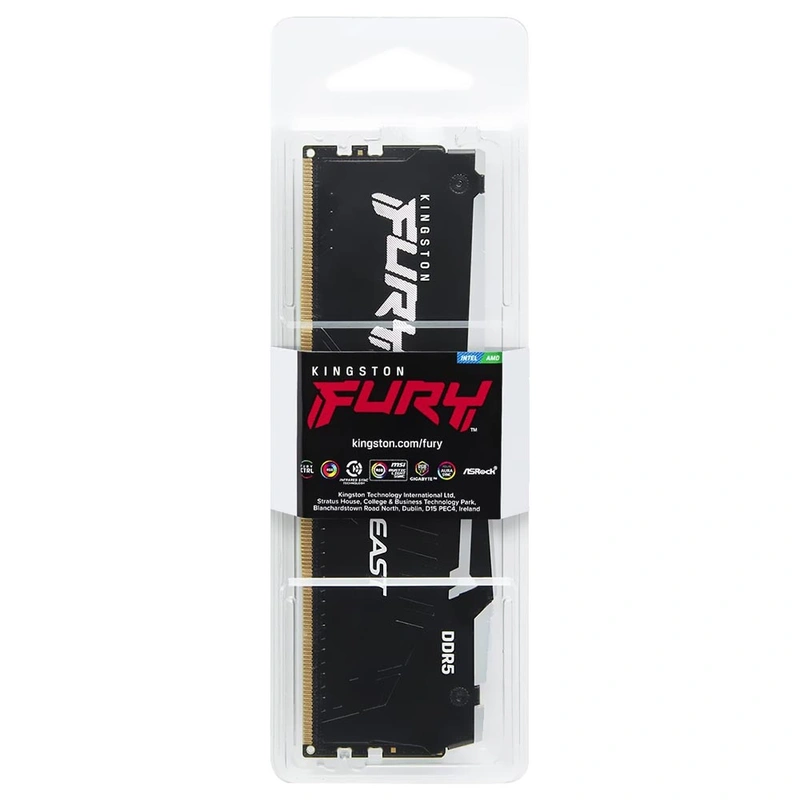 Memória RAM Kingston Fury Beast DDR5 8GB 5600MHz RGB - Preto (KF556C40BBA-8) - Imagem 3