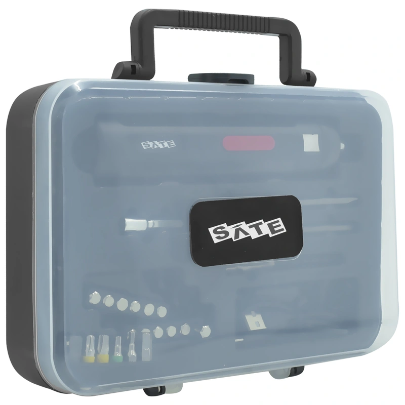 Parafusadeira Eletrica Satellite A-KS22 Kit Recerrgavel - Preto - Imagem 3