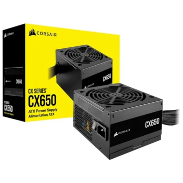 Fonte de Alimentação Corsair CX650 650W ATX Não Modular 80 Plus Bronze - CP-9020278-BR