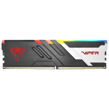 Memória RAM Patriot Viper Venom DDR5 16GB 5600MHz RGB - Preto Prata (PVVR516G56C36)