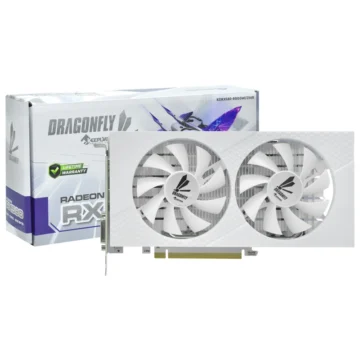 Placa de Vídeo Keepdata DragonFly White 8GB Radeon RX580 GDDR5 - KDRX580-8GD5W256B