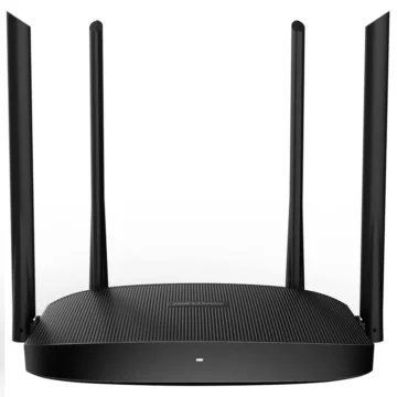 Roteador Hikvision DS-3WR12GC AC1200 Dual Band 2.4GHz 5GHz 4 Antenas - Preto