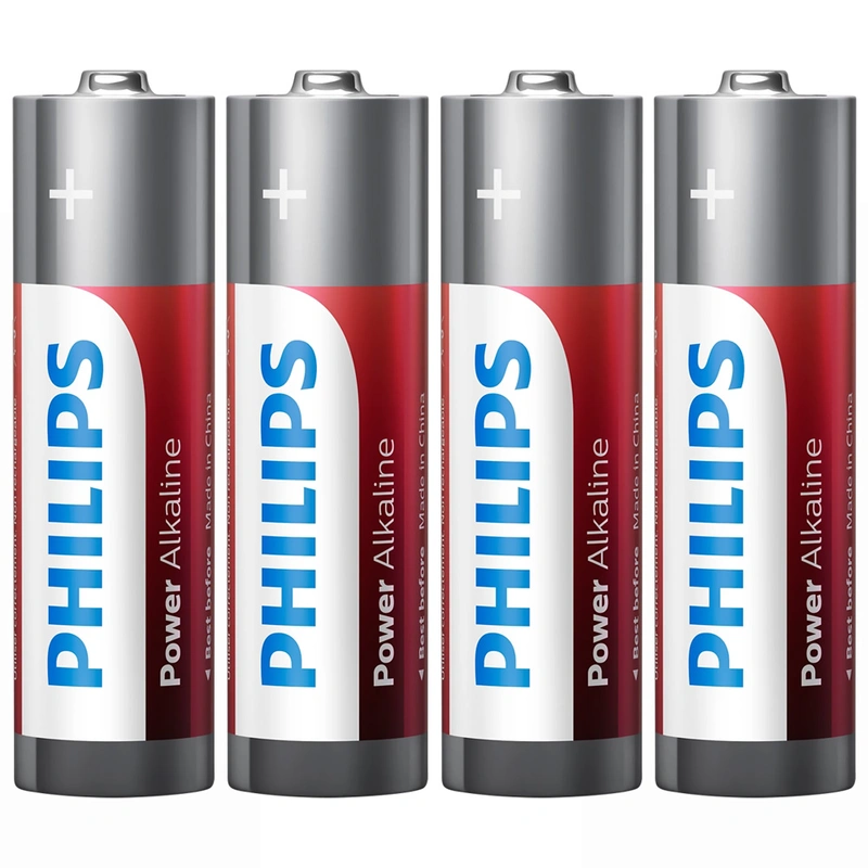 Pilhas Philips Alkaline Power AA com 4 Pilhas - LR6P4B97 Alkaline AA