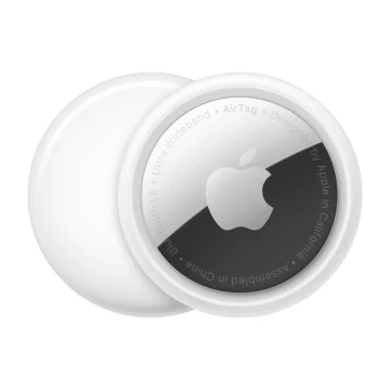 Rastreador Apple AirTag MFE94LLA Bluetooth 2ª Geração - Preto Prata