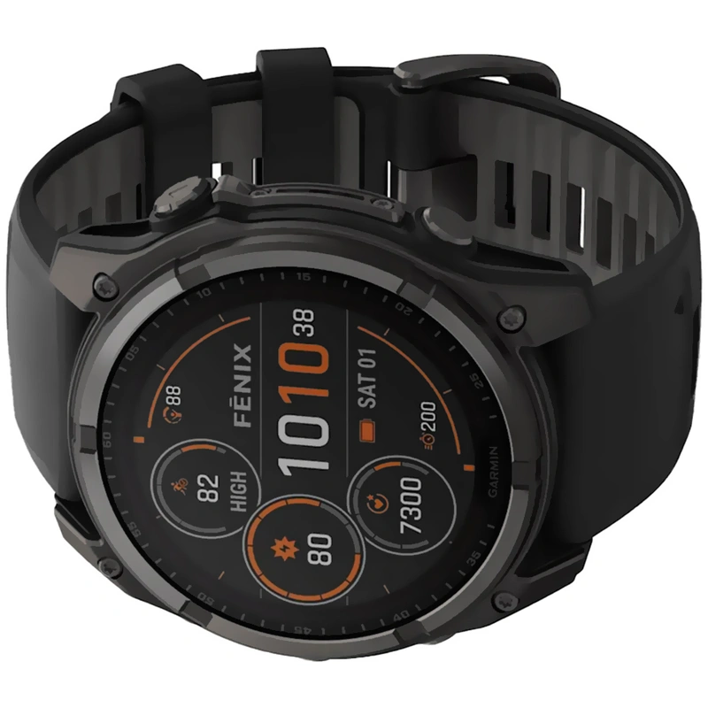 Relógio Garmin Fenix 8 Sapphire Solar - Carbon Cinza (010-02907-10) Fenix 8 Spphire Solar - Imagem 3