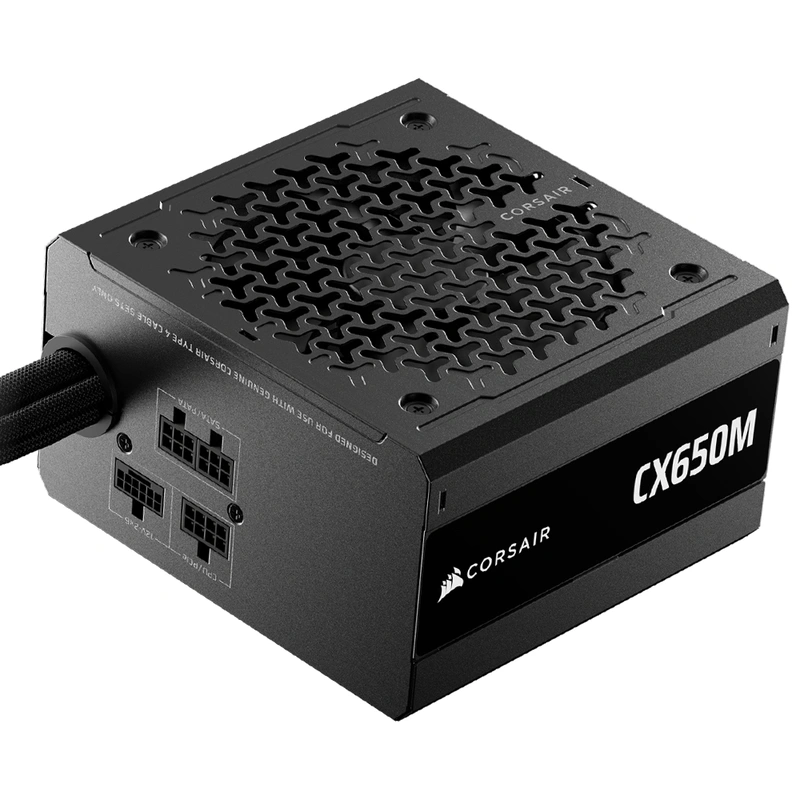 Fonte Corsair CX650M 650W ATX Semi Modular Cybenetics Bronze CP-9020310-BR - Imagem 3