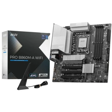 Placa Mãe MSI Pro B860M-A Wi-Fi Socket LGA 1851 DDR5 Intel B860 Chipset