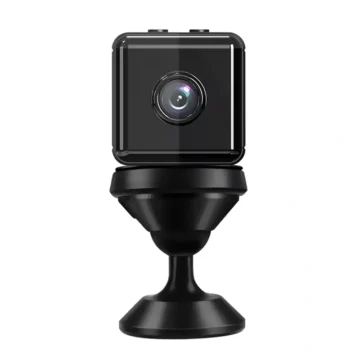Câmera de Segurança Mini Espião Satellite A-W10 Indoor Wi-Fi HD - Preto