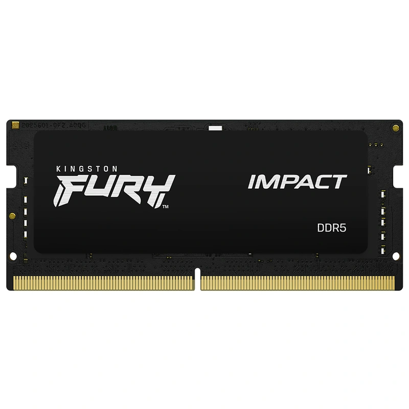 Memória RAM para Notebook Kingston Fury Impact DDR5 16GB 6400MHz - Preto (KF564S38IB-16)