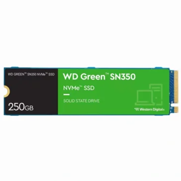 SSD Western Digital M.2 250GB SN350 Green NVMe - WDS250G2G0C PCIe Gen 3 x 4